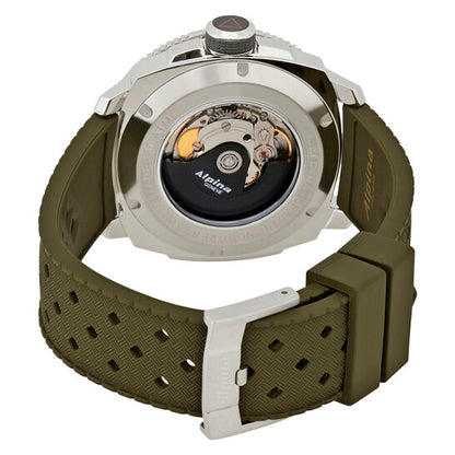 Alpina, Seastrong Diver Automatic Green Rubber Men's Watch