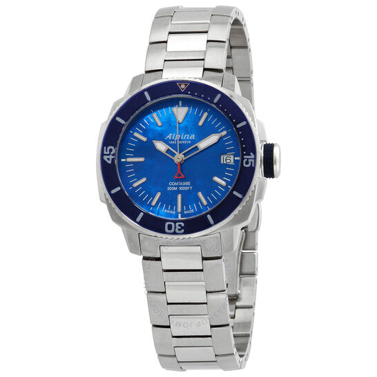 Alpina, Seastrong Diver Comtesse Quartz Blue Dial Ladies Watch
