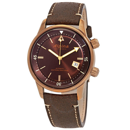 Alpina, Seastrong Diver Heritage Automatic Brown Dial Men's Watch