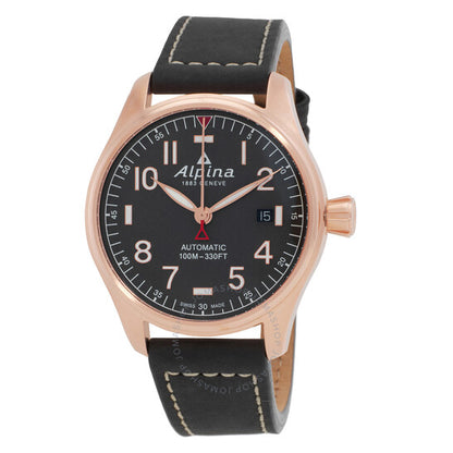 Alpina, Startimer Pilot Automatic Black Dial Men's Watch