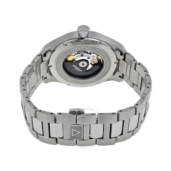 Alpina, Startimer Pilot Automatic Black Dial Steel Men's Watch