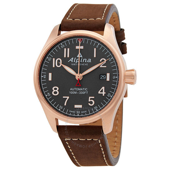 Alpina, Startimer Pilot Automatic Dark Grey Dial Men's Watch