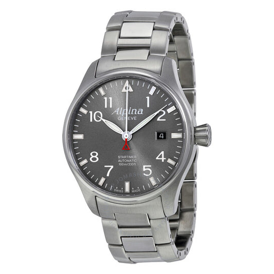 Alpina, Startimer Pilot Automatic Grey Dial Stainless Steel Men's Watch