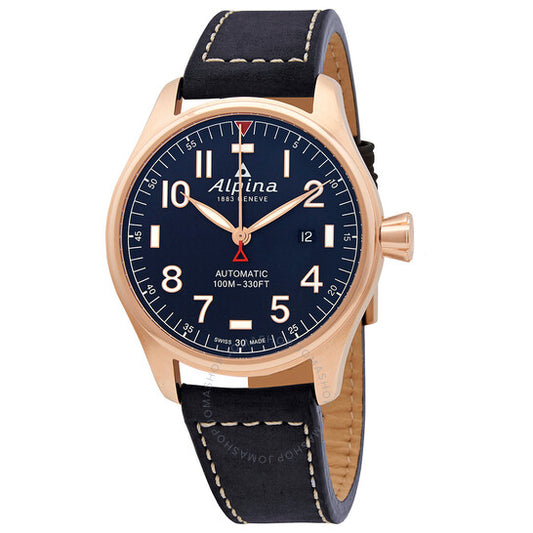 Alpina, Startimer Pilot Automatic Navy Blue Dial Men's Watch