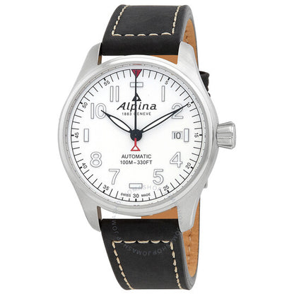 Alpina, Startimer Pilot Automatic White Dial Men's Watch