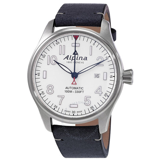 Alpina, Startimer Pilot Automatic White Dial Men's Watch