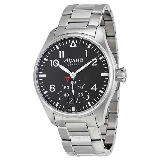 Alpina, Startimer Pilot Black Dial Men's Watch