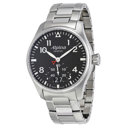 Alpina, Startimer Pilot Black Dial Men's Watch