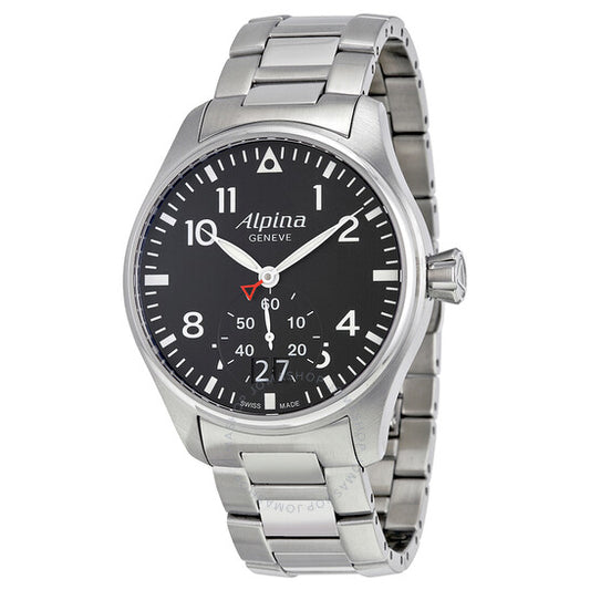 Alpina, Startimer Pilot Black Dial Men's Watch