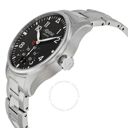 Alpina, Startimer Pilot Black Dial Men's Watch