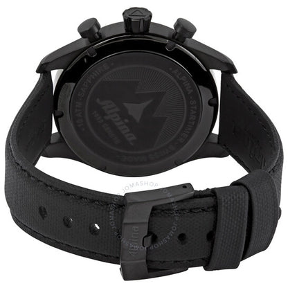 Alpina, Startimer Pilot Chronograph Black Dial Men's Watch