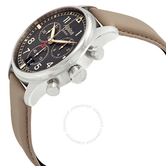 Alpina, Startimer Pilot Chronograph Grey Dial Men's Watch