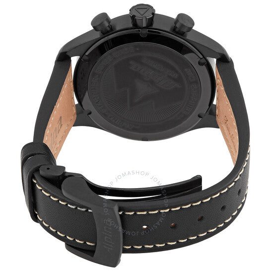 Alpina, Startimer Pilot Chronograph Quartz Black Dial Men's Watch