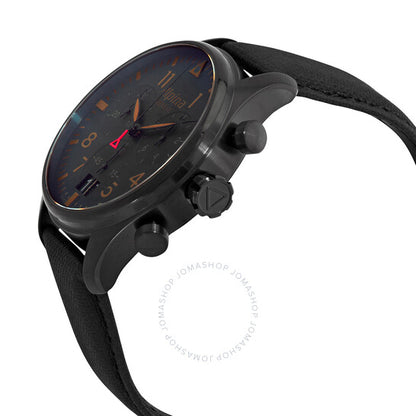 Alpina, Startimer Pilot Chronograph Quartz Black Dial Men's Watch