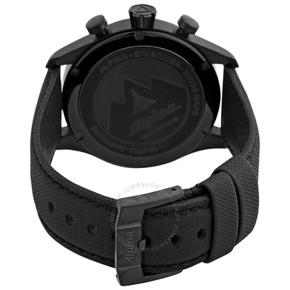 Alpina, Startimer Pilot Chronograph Quartz Black Dial Men's Watch