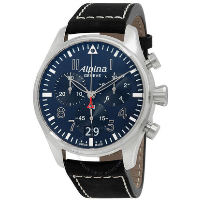 Alpina, Startimer Pilot Chronograph Quartz Blue Dial Men's Watch