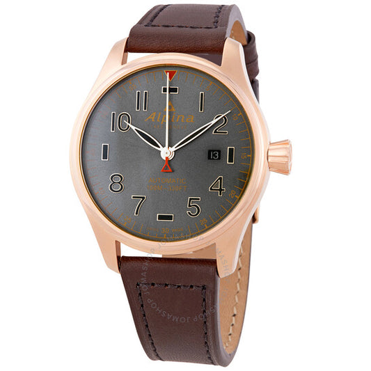 Alpina, Startimer Pilot Shadow Line Automatic Dark Grey Dial Men's Watch