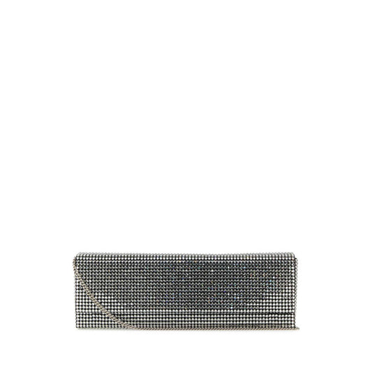 Embellished Satin Amini Paloma Clutch