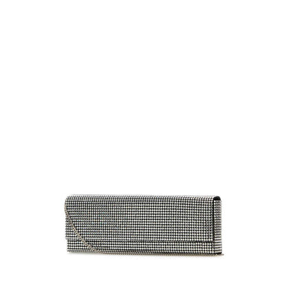 Embellished Satin Amini Paloma Clutch