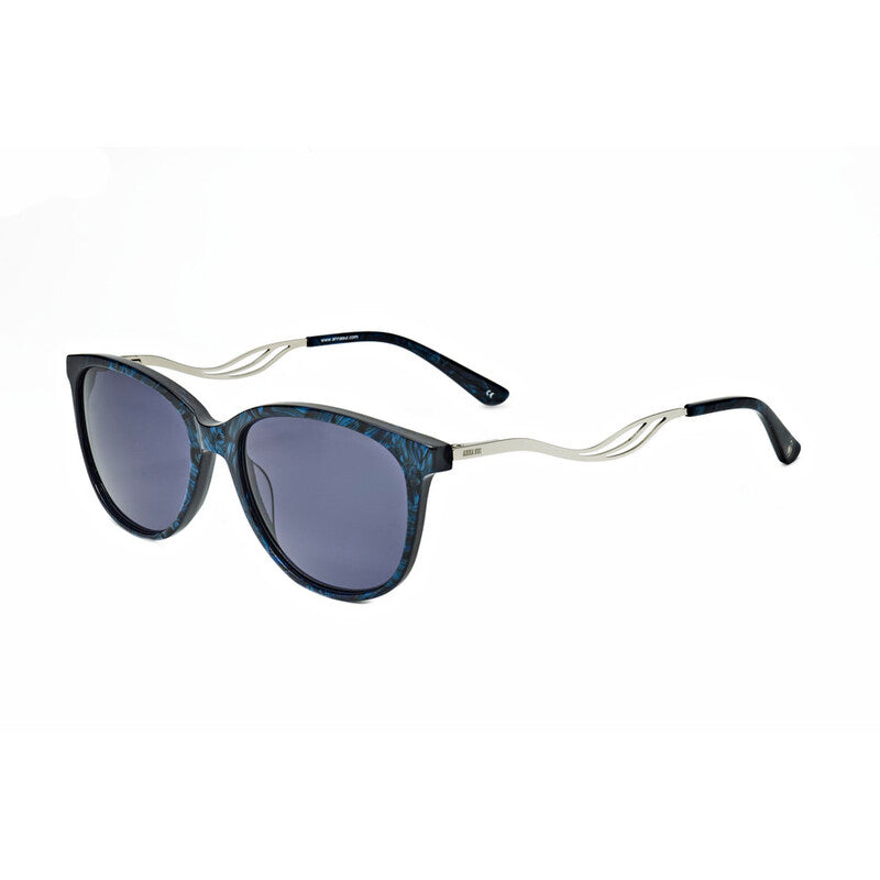 Ladies Blue Round Sunglasses