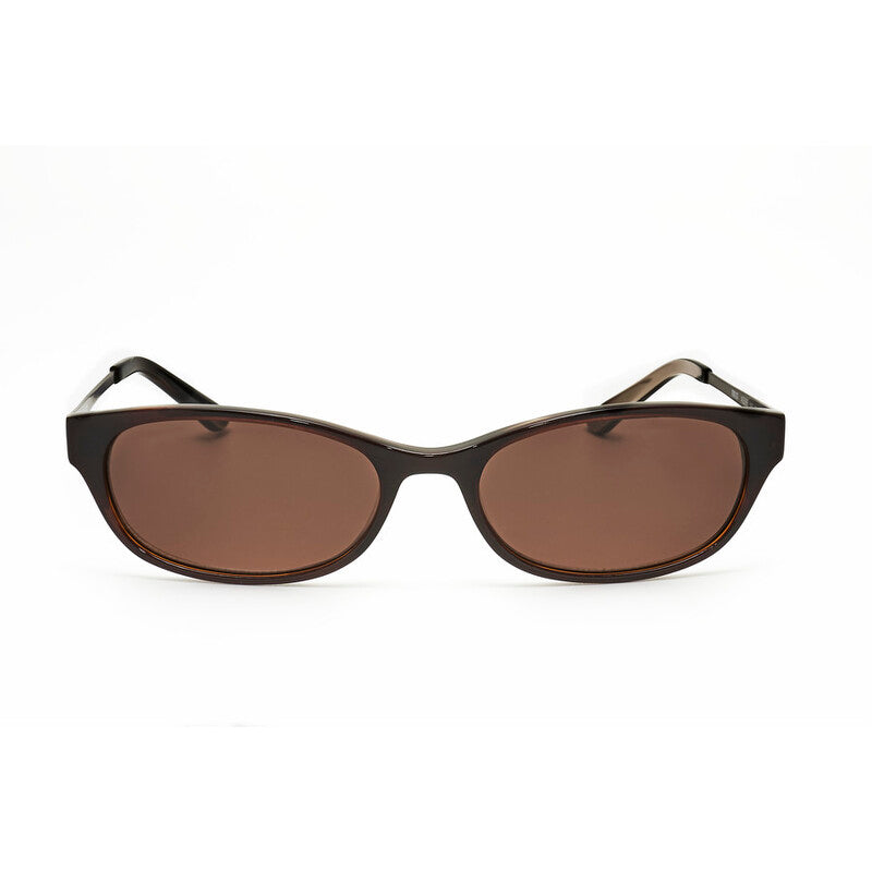 Ladies Brown Oval Sunglasses