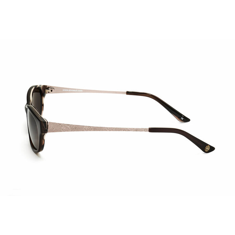 Ladies Brown Oval Sunglasses