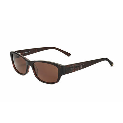 Ladies Red Rectangular Sunglasses