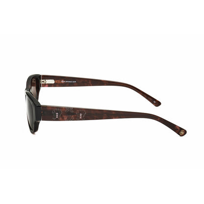 Ladies Red Rectangular Sunglasses