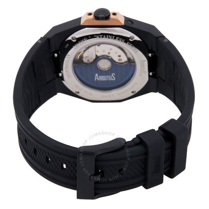 Arbutus, Wall Street Automatic Black Dial Men's Watch