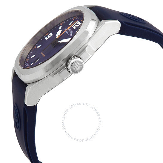 ساعة أرماند نيكوليت أوتوماتيكية للرجال بمينا أزرق داكن