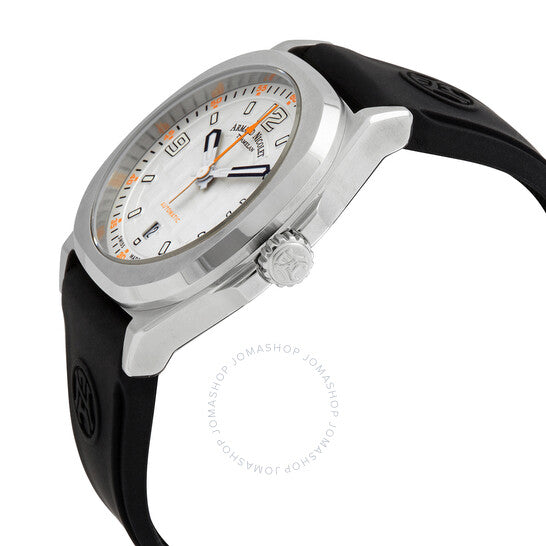 ساعة أرماند نيكوليت JH9 أوتوماتيكية للرجال بمينا فضي