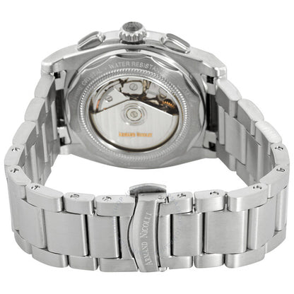 ساعة أرماند نيكوليت JH9 كرونوغراف أوتوماتيكية للرجال بمينا أسود