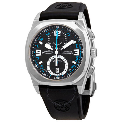 Armand Nicolet, JH9 Chronograph Automatic Black Dial Men's Watch