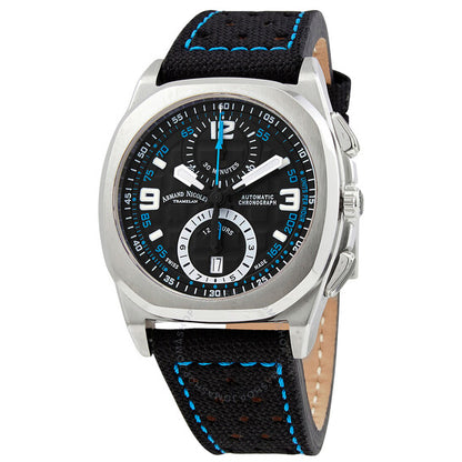 Armand Nicolet, JH9 Chronograph Automatic Black Dial Men's Watch