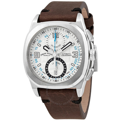 Armand Nicolet, JH9 Chronograph Automatic Silver Dial Men's Watch