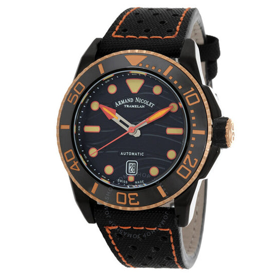 Armand Nicolet, JSH Automatic Black Dial Men's Watch
