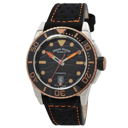 Armand Nicolet, JSH Automatic Black Dial Men's Watch