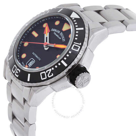 Armand Nicolet, JSH Automatic Black Dial Men's Watch