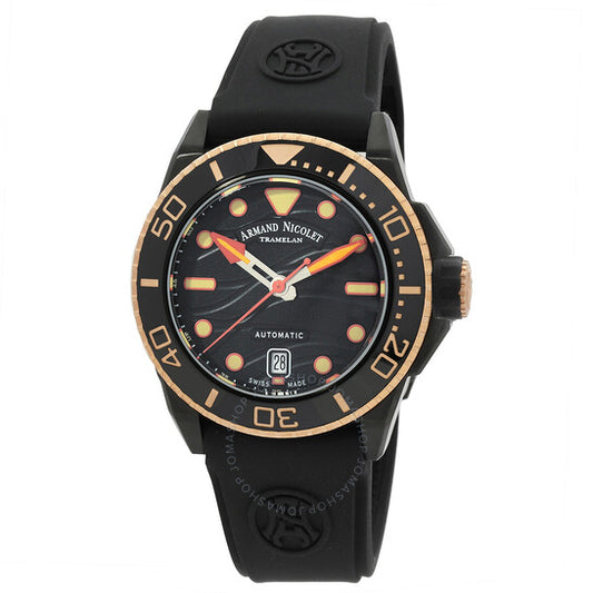 Armand Nicolet, JSH Automatic Black Dial Men's Watch