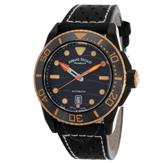 Armand Nicolet, JSH Automatic Black Dial Men's Watch