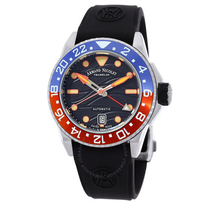 Armand Nicolet, JSH GMT Automatic Black Dial Men's Watch