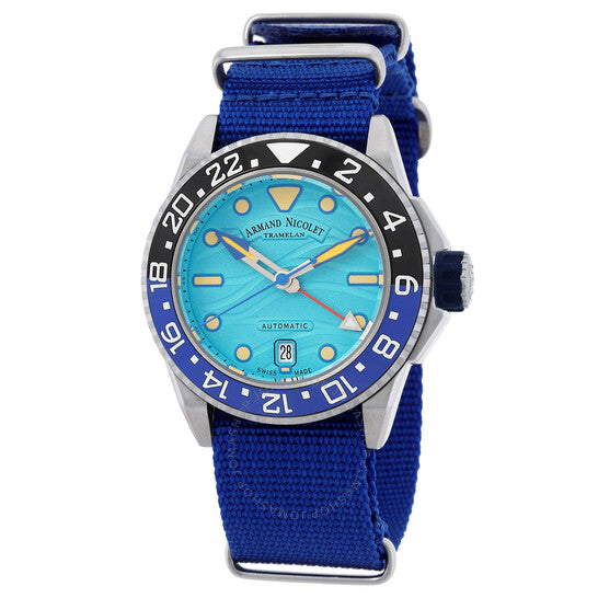 Armand Nicolet, JSH GMT Automatic Batman Bezel Men's Watch