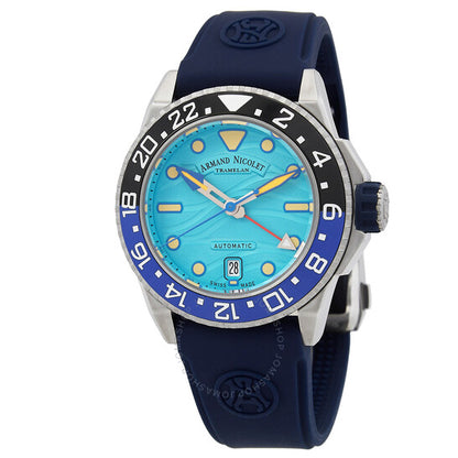 Armand Nicolet, JSH GMT Automatic Batman Bezel Men's Watch