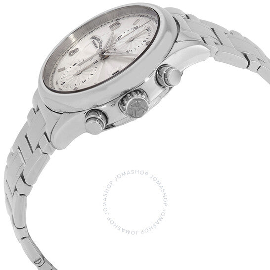 ساعة أرماند نيكوليت M02-4 كرونوغراف أوتوماتيكية للرجال بمينا فضي