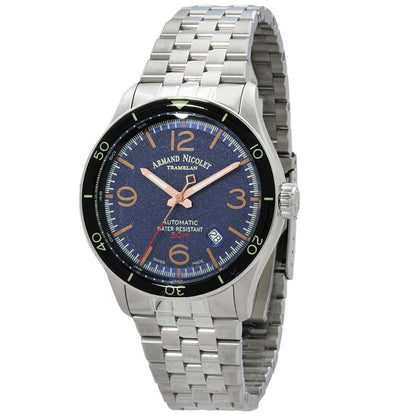 Armand Nicolet, M2H Automatic Blue Dial Men's Watch
