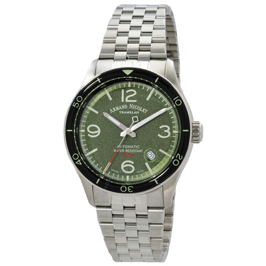 Armand Nicolet, M2H Automatic Green Dial Men's Watch