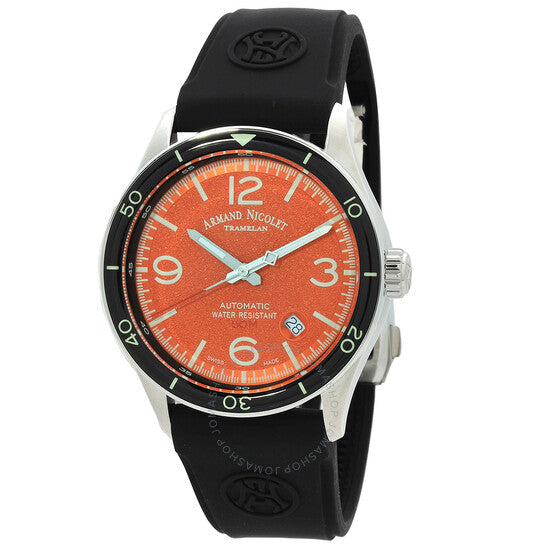 Armand Nicolet, M2H Automatic Orange Dial Men's Watch