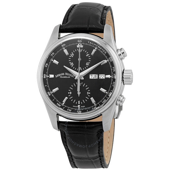Armand Nicolet, MH2 Chronograph Automatic Black Dial Men's Watch