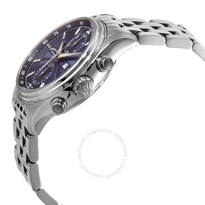 ساعة أرماند نيكوليت MH2 كرونوغراف أوتوماتيكية للرجال بمينا أزرق