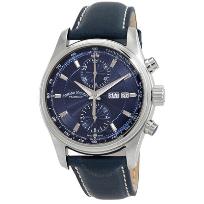 Armand Nicolet, MH2 Chronograph Automatic Blue Dial Men's Watch